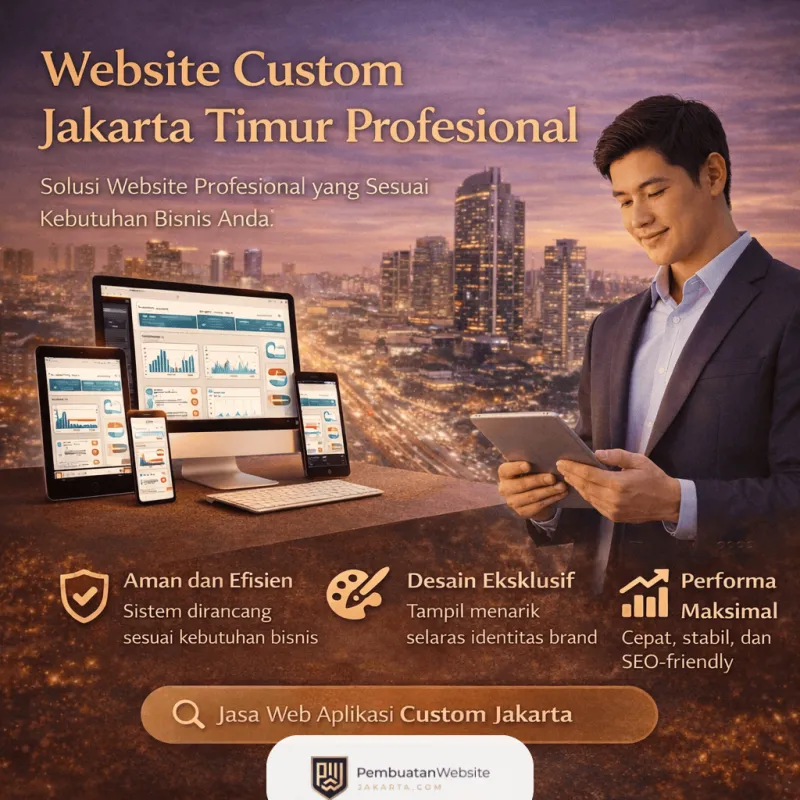 Website Custom Jakarta Timur Profesional